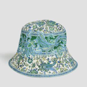 ZIMMERMANN Paisley-print linen-canvas bucket hat